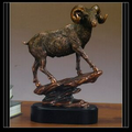 Ram figurine 8.5"W x 11"H